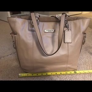 Coach bag- light silvery pink